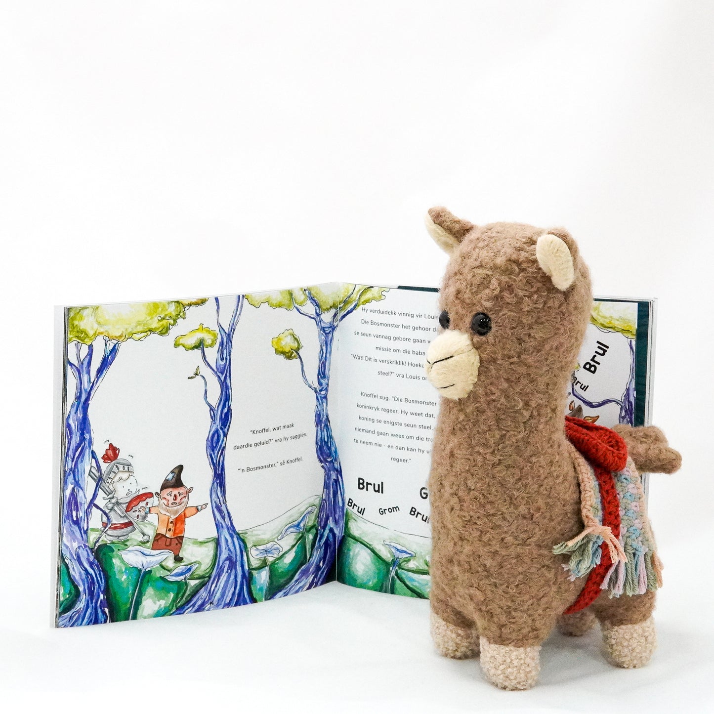 Louis Llama Storie en Knuffeldiertjie Stel