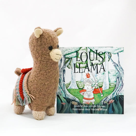 Louis Llama Storie en Knuffeldiertjie Stel