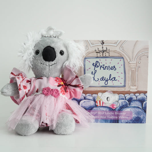 Prinses Layla Storie en Knuffeldiertjie Stel