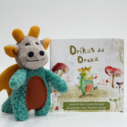 Drikus die Drakie – Storie en Knuffeldiertjie Stel