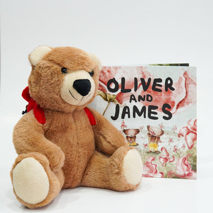 Oliver and James Book + 1 Plushie